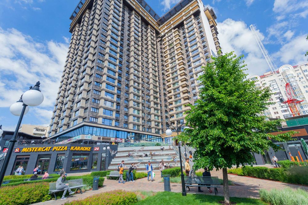 Квартира Подобово в ЖК Obolon Residences з Терасою на 27 поверсі