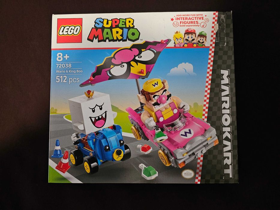 LEGO Super Mario • Mario Kart - Wario & King Boo 72038 | NOVO | SELADO