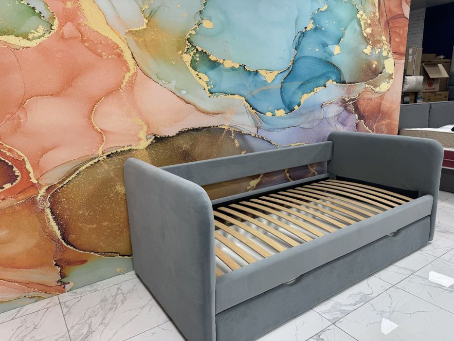 Преміальне дитяче ліжко з шухлядою, ліжка дитячі, сучасні ліжка