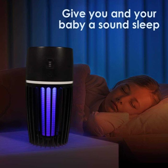 Лампа для знищеня комарів. Mosquito Killer Lamp. Акумуляторна