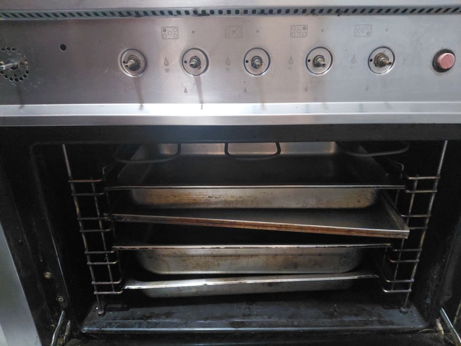 Fogao industrial 5 bicos + forno Ecca
