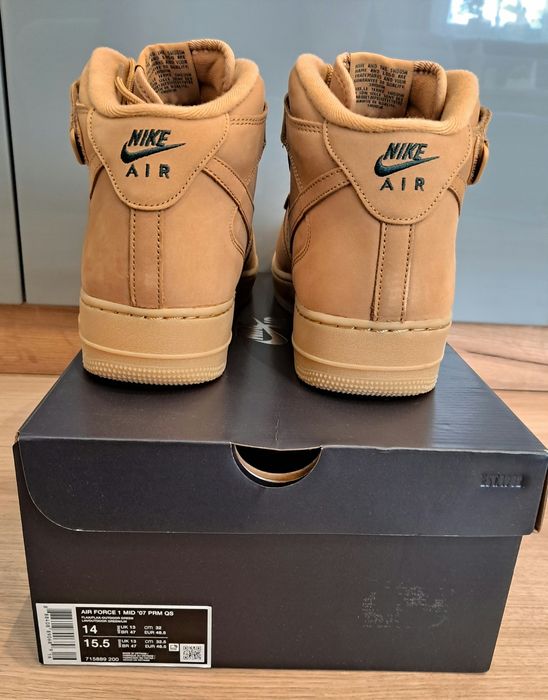 Air Force 1 MID 07 PRM QS. Rozmiar 48,5. Wkładka 32cm.