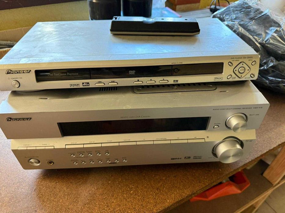 Zestaw Pioneer – amplituner + odtwarzacz DVD Pioneer VSX-415