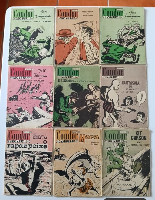 83  livros Ciclone e Condor Popular