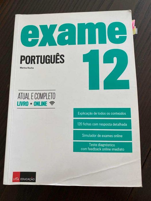 Livro de preparação para exame de Português - 12º ano - LEYA