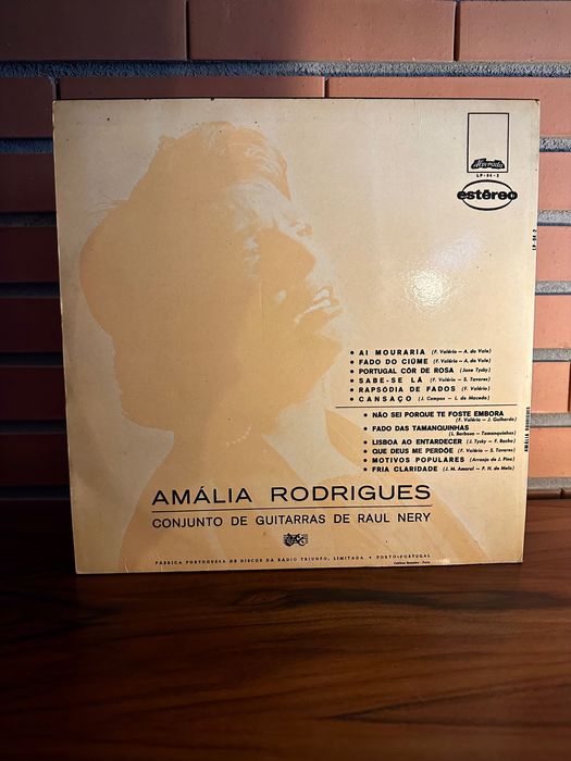 Disco vinil Amália Rodrigues