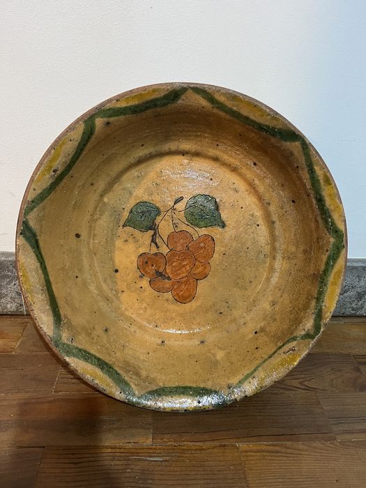 Belissimo  prato/tigela/bacia  “Cerejas de abril “ANTIGA do Redondo