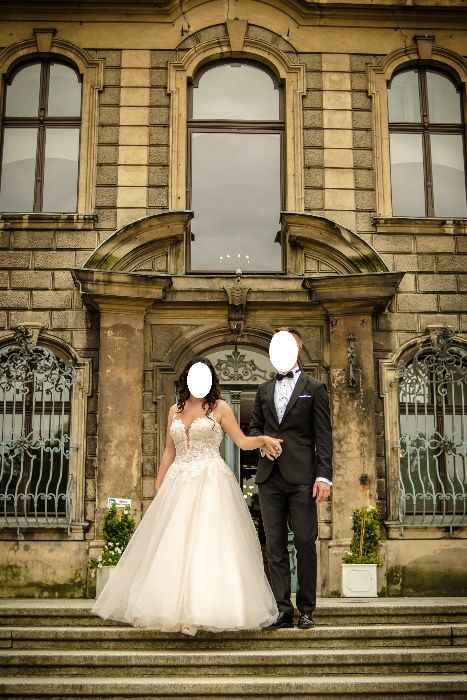 Suknia ślubna rozmiar 38 - PIĘKNA!!