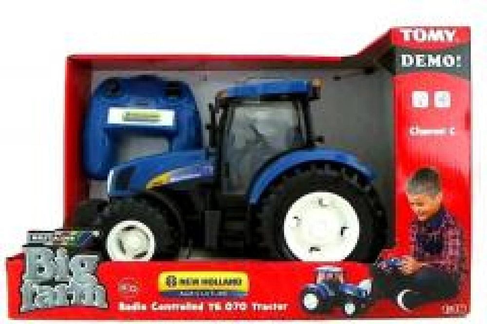 Britains Traktor New Holland R/C T6 TOMY pudełko,