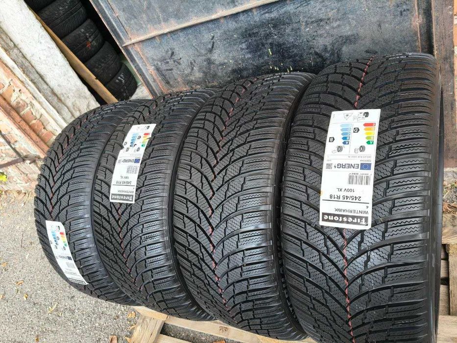 Firestone Winterhawk 4 245/45r18 100V Extra Load made in Italy 4шт, 25рік, ЗИМА НОВІ (8,2мм)
