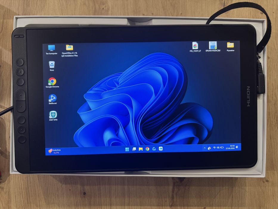 Tablet graficzny Huion Kamvas 13 NIEUŻYWANY