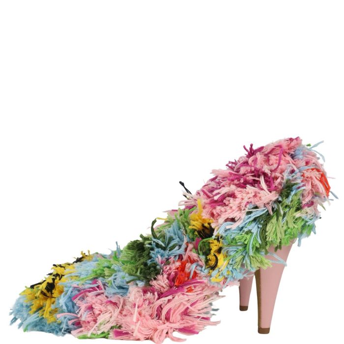 Buty damskie Moschino, czółenka, rozmiar 37, wielokolorowe, wysokie obcasy, szpilki SCH5105