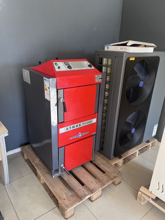 Котел АТМОС ОРИГІНАЛ Натвердому паливі 35 kwt