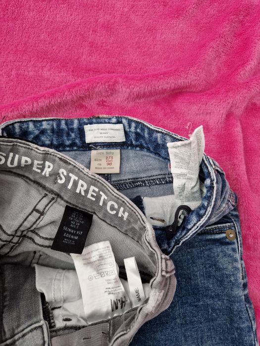 Spodnie dla dziewczynki r. 98, 2 pary H&M i Zara