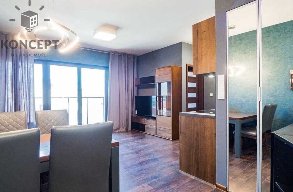 2 pok. | Balkon | Widok na rzekę | Siłownia i Jacuzzi