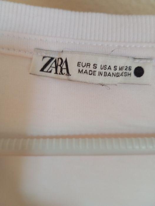 T-shirt Zara S algodão