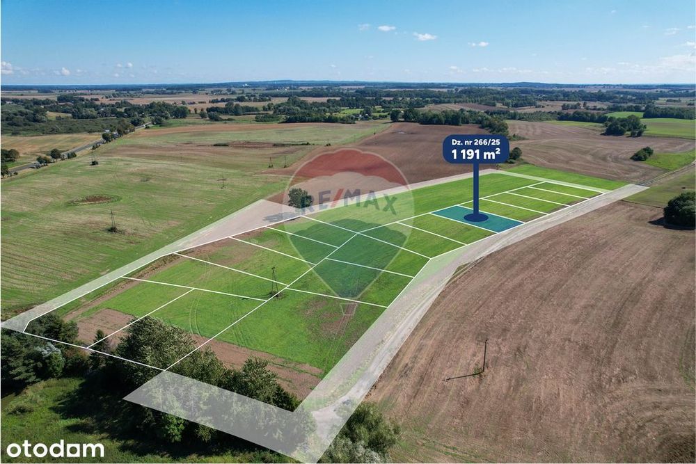 Na sprzedaż działka budowlana 1191 m² | Będzino - View 3