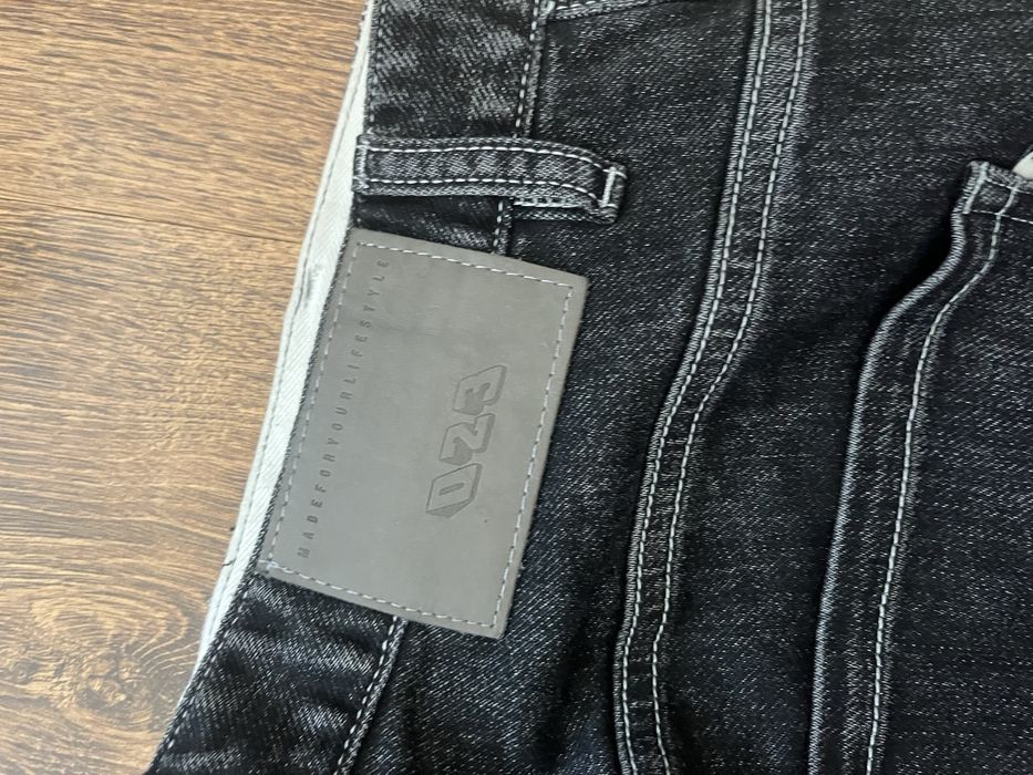 Чорні джинси slim fit drill drip dsquared 2 jeans double chapman