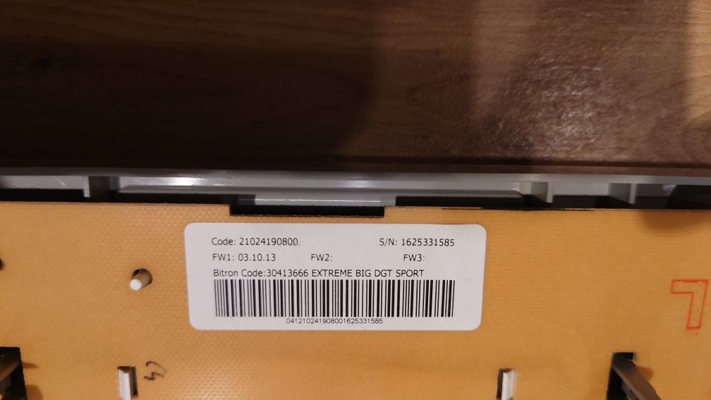 Moduł sterujący wyswietlacza pralki Indesit XWSE61252