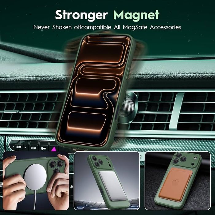 Чохол для iPhone 17 Pro/18 Pro MagSafe MEYGMPK Magnetic,матовий ,захист камери
