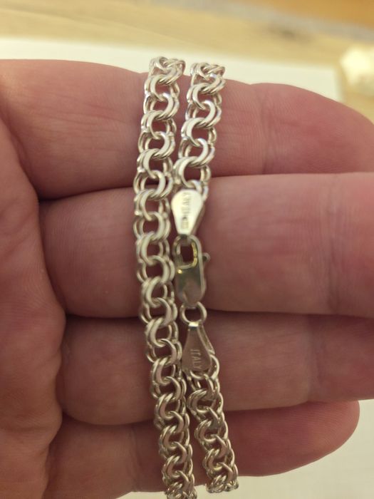 Srebrny łańcuszek galibardi  okazja