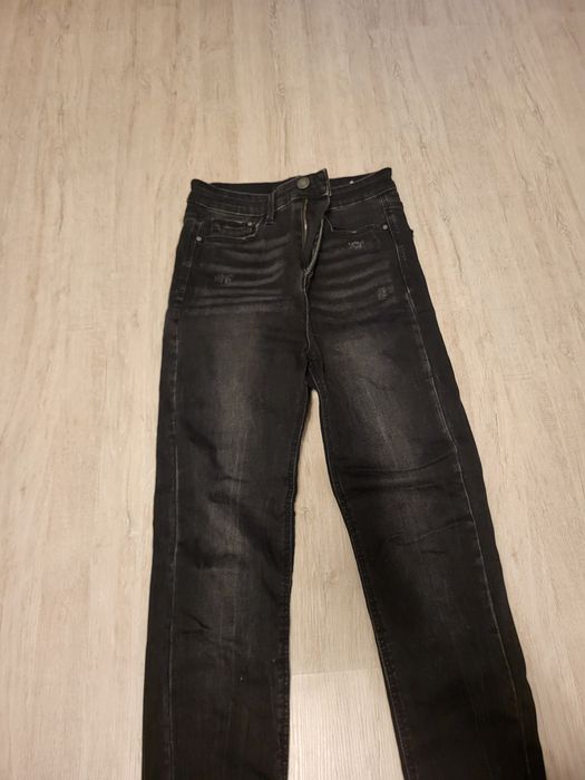 Czarne Jeansy Rivier Island S