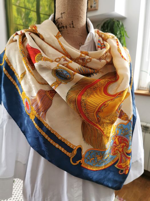 Made In Italy jedwabna chusta apaszka