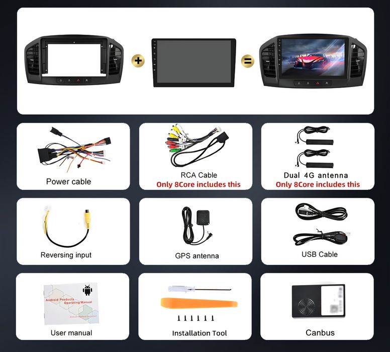 Radio nawigacja OPEL INSIGNIA  NAVI GPS Android