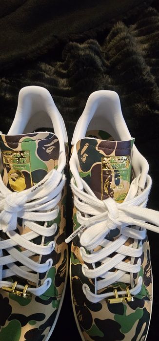 Sapatilhas Adidas Stan Smith BAPE 40,5