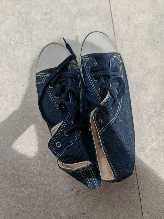Converse All Star originais ganga azul escura 44