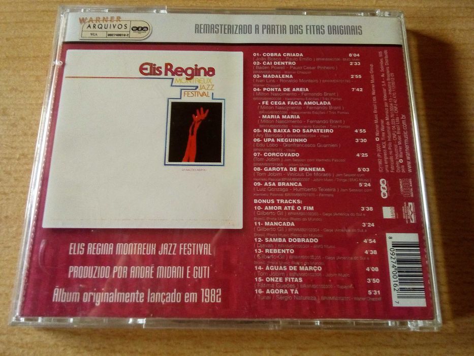 ELIS REGINA - Montreux Jazz Festival: Gravações Inéditas Edição Brasileira Remaster