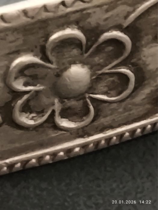 Stara stebrna bransoleta próba 800