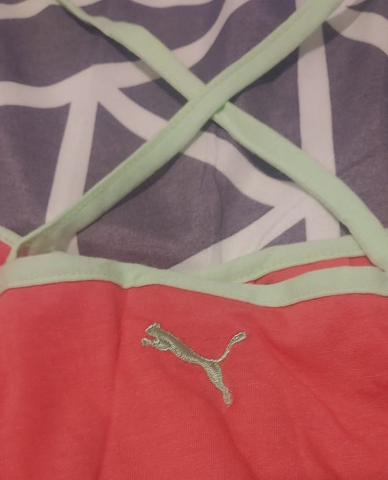 Bluzka puma różowa na ramiączkach rozm. 38 (10)