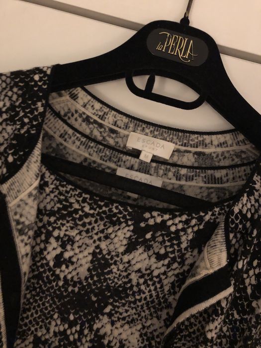 Malha Twin-set (top & cardigan) da marca ESCADA tmn 38 em Wool Merino