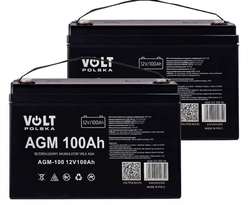 VRLA AGM 100Ah акумулятор для ДБЖ