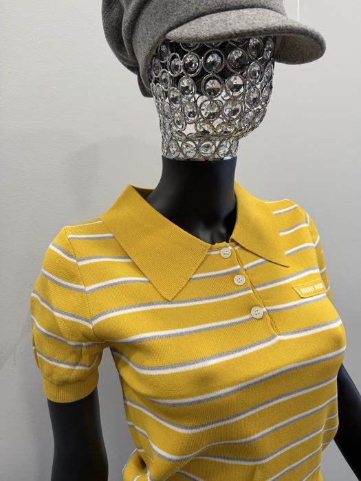 Поло 1Miu 1miu рожева та жовта