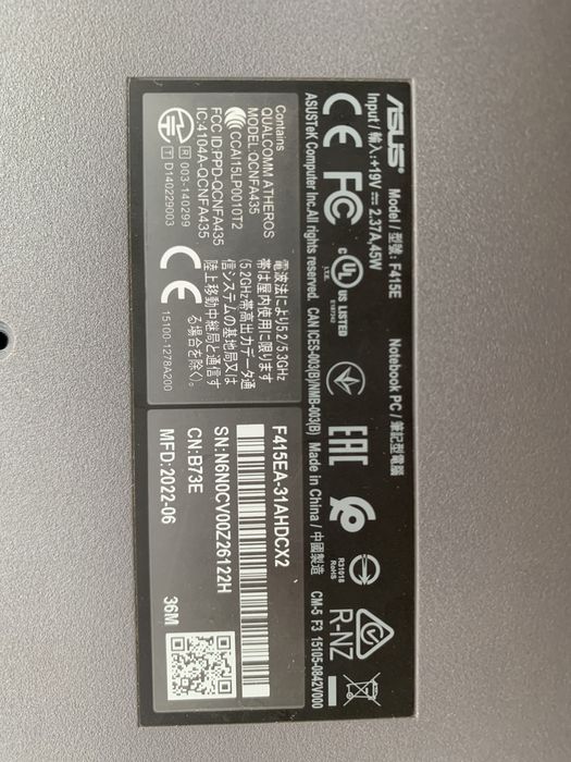 Portátil ASUS 14" (i3 11.ª Ger / 8GB / SSD) + Capa e Rato