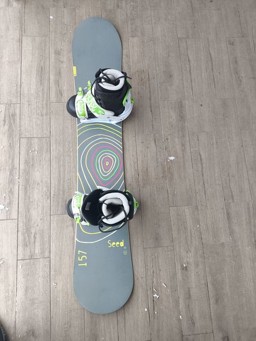Deska snowboardowa 157 cm  wraz z butami