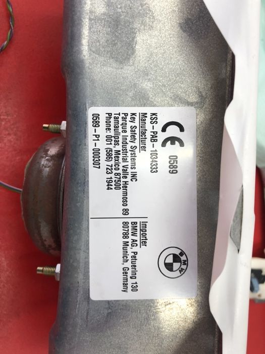 Подушка безопасности Airbag BMW X5 F15 Пиропатрон БМВ Х5 Ф15 шторка