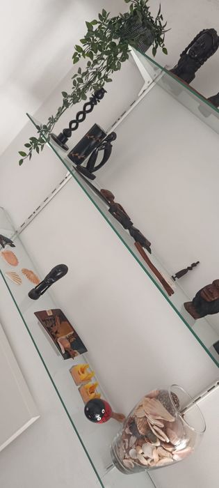 Prateleiras de parede  vidro