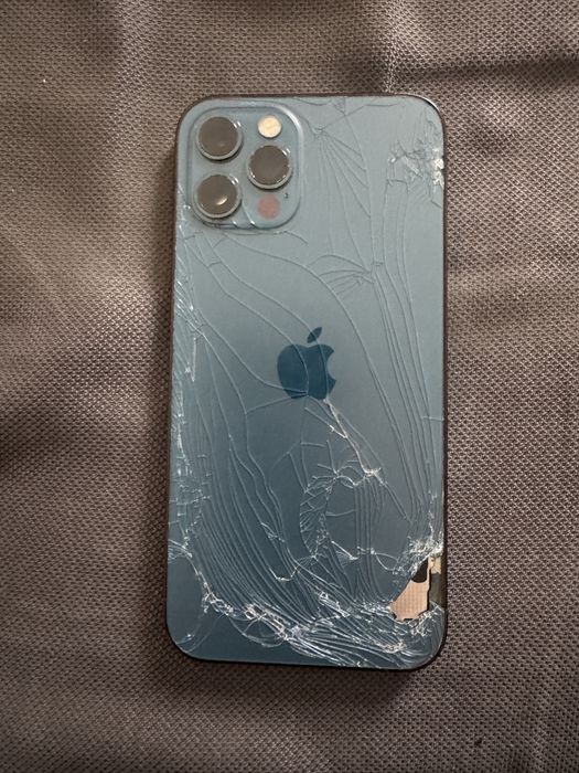 Корпус iPhone 12Pro Ocean Blue з шлейфами як на фото!!!