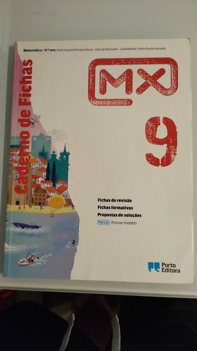 Caderno de Fichas/Provas-modelo - MX - Matemática - 9.º Ano