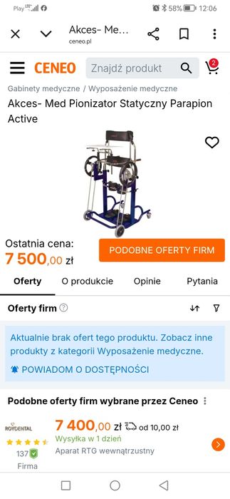 Akces - Med Pionizator Statyczny Parapion active