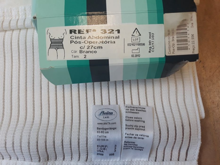 Cinta abdominal pôs operatorio