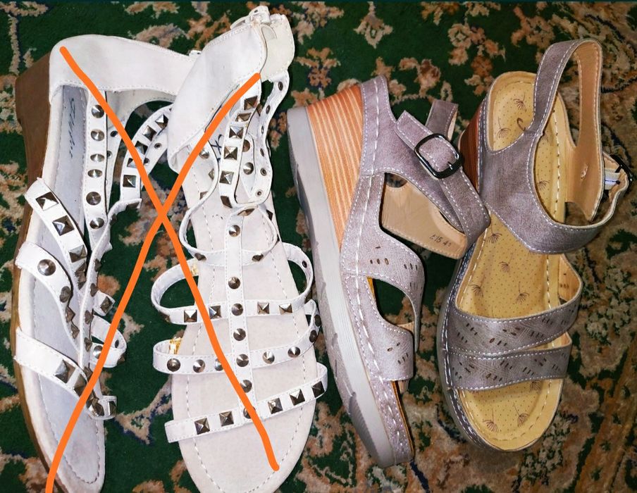 Нові босоніжки , шкіряні, 39, 40,41 р..