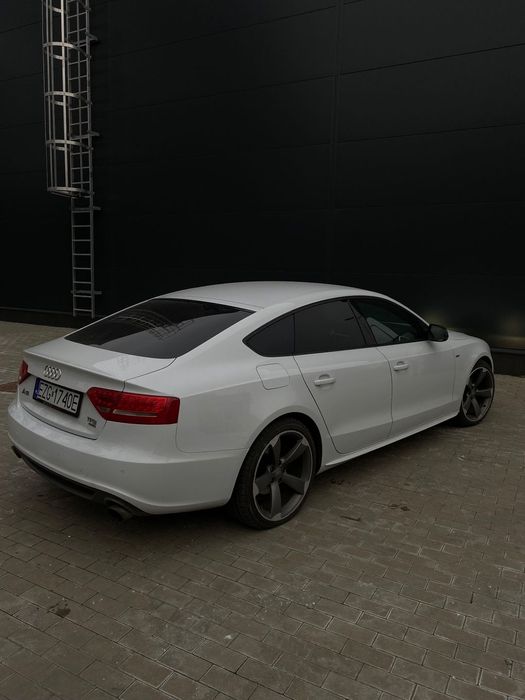 Audi A5 Sportback Audi A5 Quattro 211KM 3 x Sline 2,0 TFSI, Biała Perła