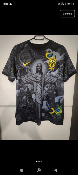 Koszulka Brazyli z Jezusem