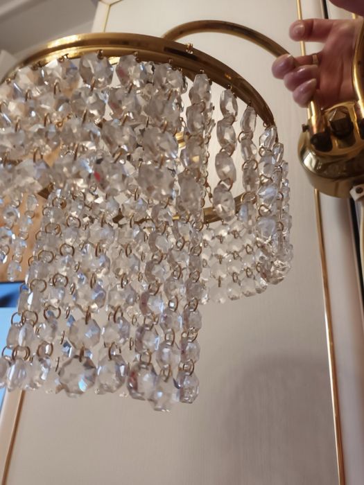 Бра хрустальная Чехия 2 лампочки