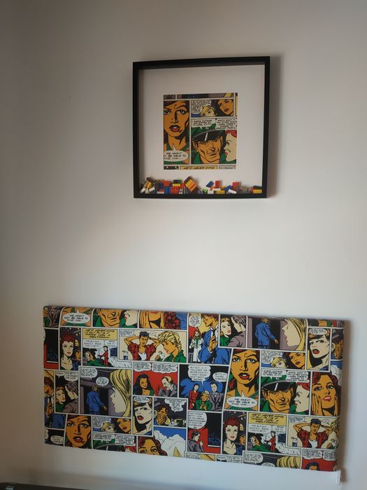 Cabeceira cama com led RGB  + almofada