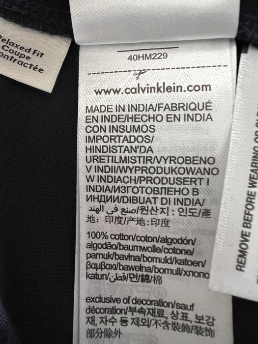 Оригінал 100% Чоловіча Футболка Calvin Klein Relaxed